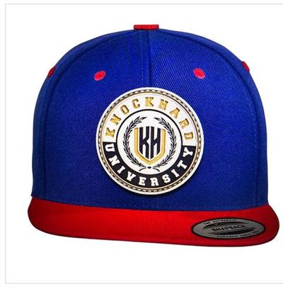 KHU Crest Snapback in Royal & Red